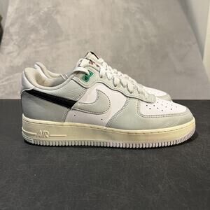 Nike Air Force 1 Low Split Shoes Mens 8.5 Light Silver DZ2522-001 Retro Classic